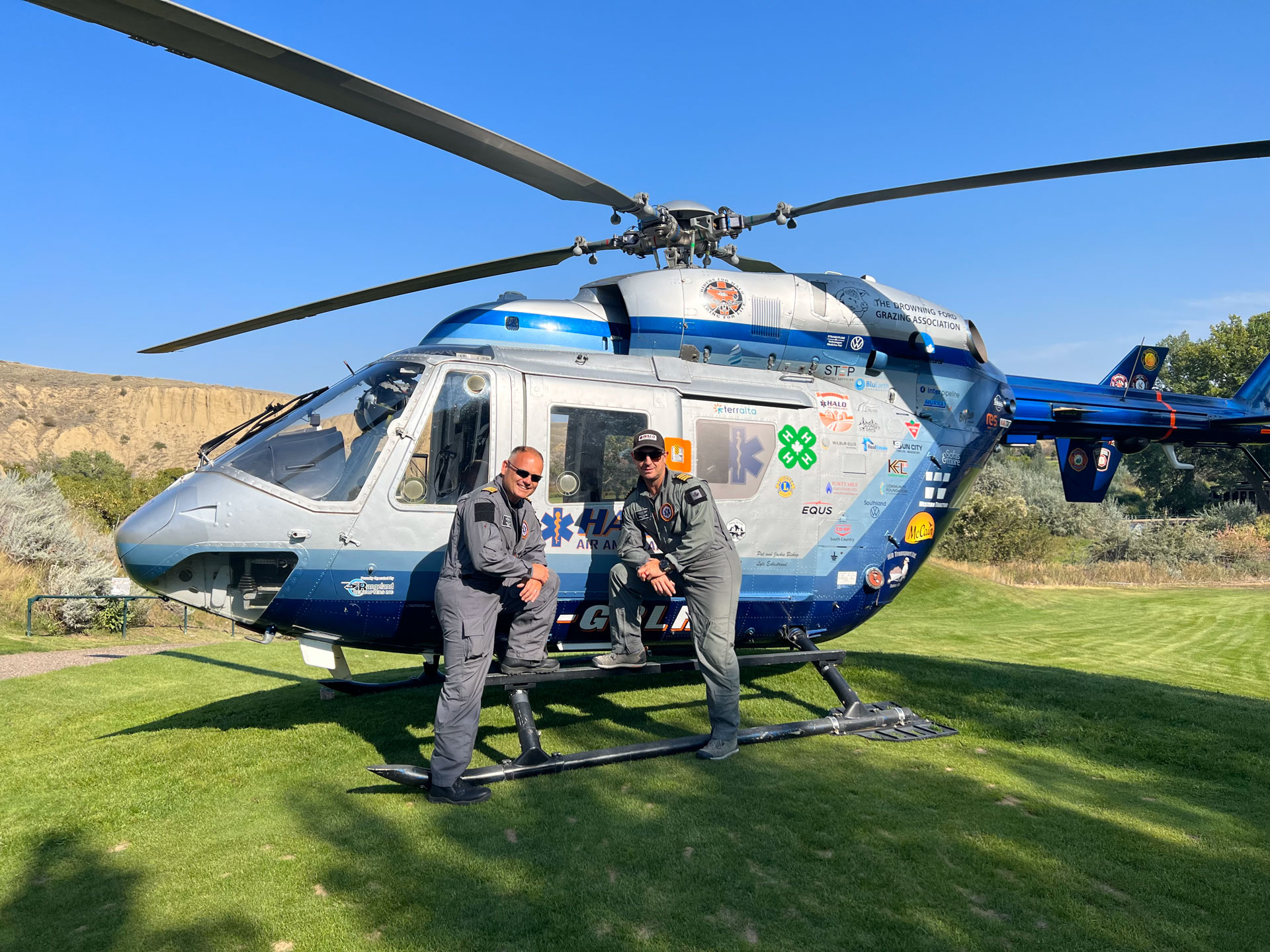 Coulee Ridge Garage Giveaways for our next Community Builder, Halo Air Ambulance